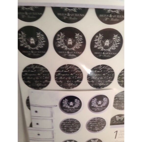 NEW Redesign With Prima Knob Transfer " Cursive Letters" - Picture 2 of 5